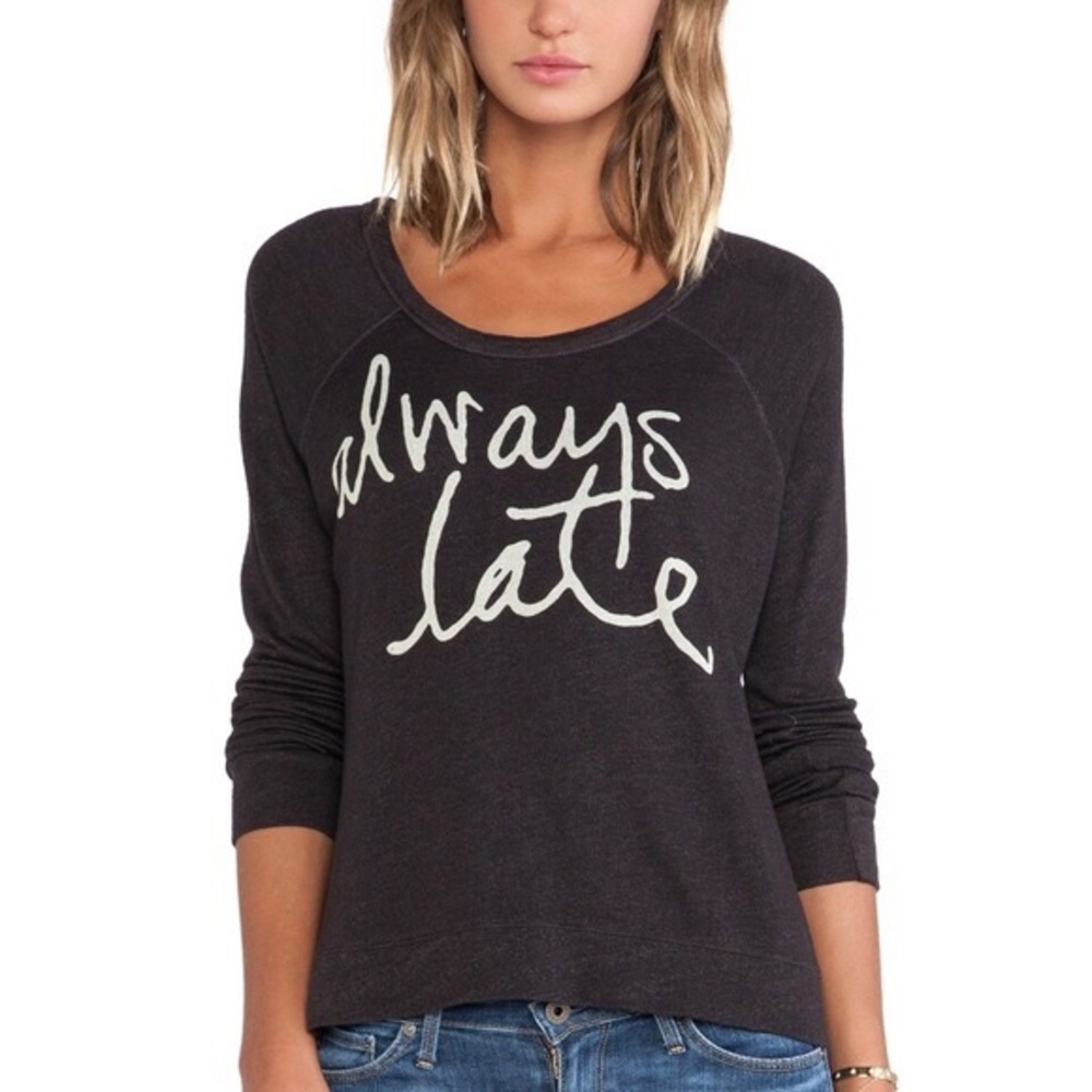 SALE ✨ Any 2 Items, 20% Off ✨ SUNDRY Grey Always Late Pullover Sweater